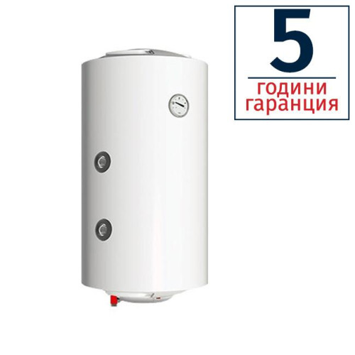 БОЙЛЕР TEDAN COMBI 80л, вертикален, емайлиран, eдна серпентина, изводи отляво, 3kW